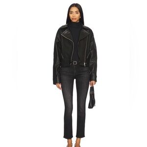 MOTHER Women's Dark Straight Leg Jeans